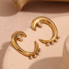 CRESCENT MOON EARRINGS