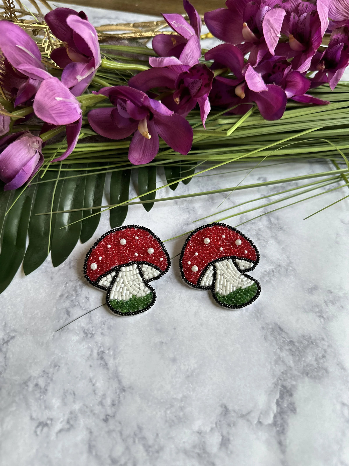 MUSHROOM EARRINGS