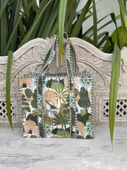 MIRAGE QUILTED TOTE BAG