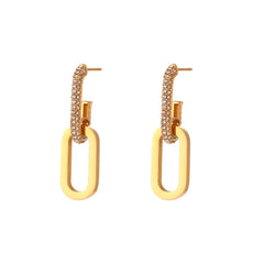 ELYSIA PAVED ZIRCONIA EARRINGS